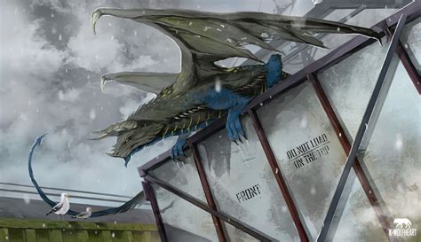 An amazing gallery of mythical dragons by artist arvelis – Artofit