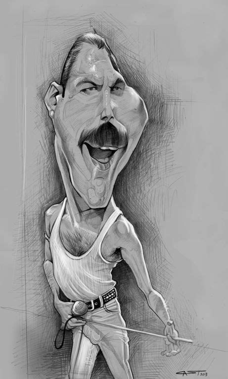 Freddie Mercury por Sebastián Cast Freddie Mercury Charlie Hebdo