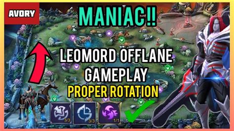 Leomord Offlane Proper Rotation Maniac Top Global Leomord Avory