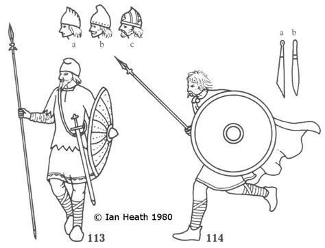 Th Th Century Anglo Saxon Warriors In Armies Of The Dark Ages