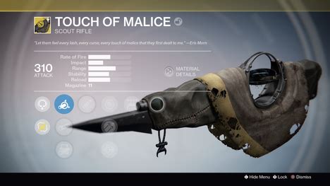 Touch of Malice - Destiny Wiki Guide - IGN