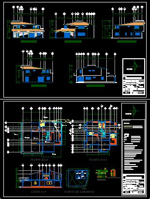 Housing 2 Levels DWG Section For AutoCAD Designs CAD