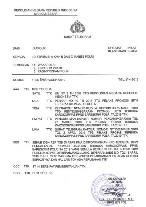 Pdf Projab Polri Go Id Iv Kep Kepolisian Negara Republik