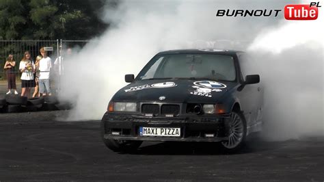 MAXI PIZZA BMW E36 Compact Eliminacje Pokazu Mocy I Zagotowanie Auta