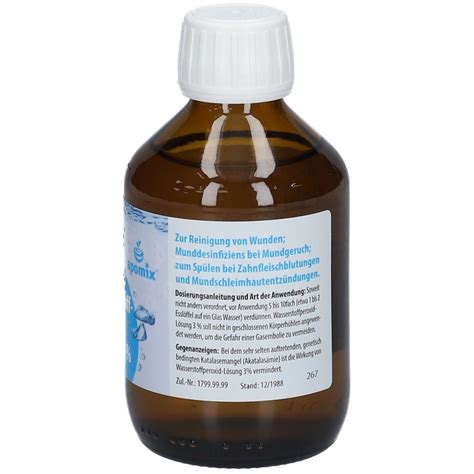 apomix Wasserstoffperoxid Lösung 3 200 g Shop Apotheke