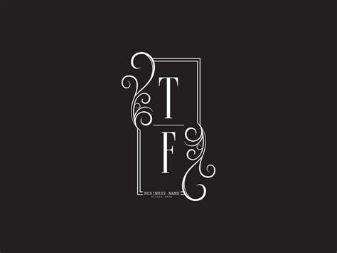 Letter Tf Logo Tf Abstract Luxury Letters Logo Monogram