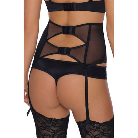 String Noir Ambre De Chez ROZA Lingerie Couleur Noir Taille Bas 38