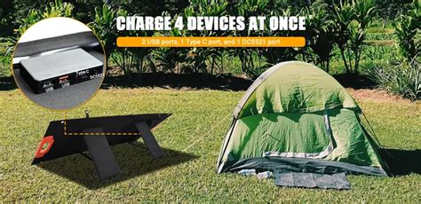 W Portable Solar Panel Kit Rv And Camping Sungold