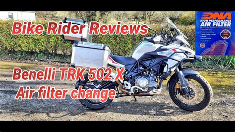 Benelli Trk X Air Filter Change Youtube