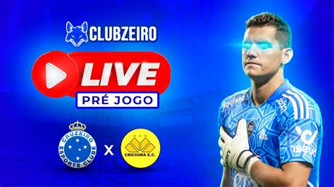 CRUZEIRO E CRICIÚMA LIVE PRÉ JOGO EDU JAJÁ EDUARDO BROCK