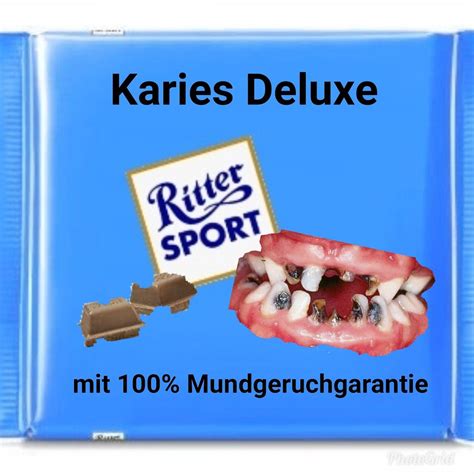 Ritter Sport Lustig Witzig Spr Che Bild Bilder Karies Deluxe Healthy