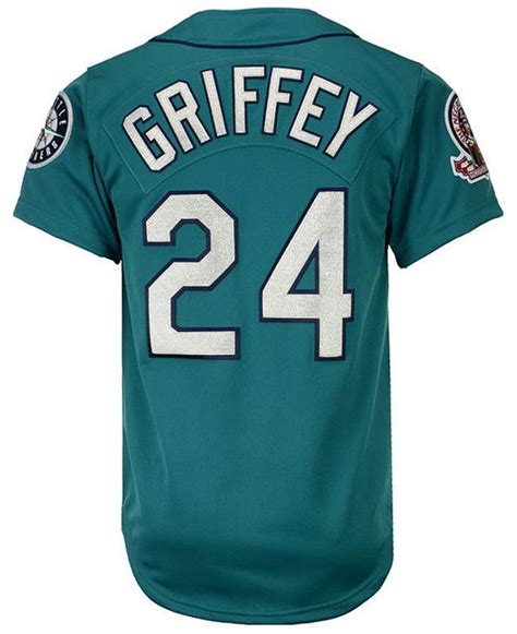 Mitchell And Ness Mens Ken Griffey Jr Seattle Mariners Authentic Jersey