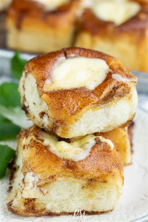 Premade Brioche Rolls Are Stuffed With A Cream Cheese Mixture And Then