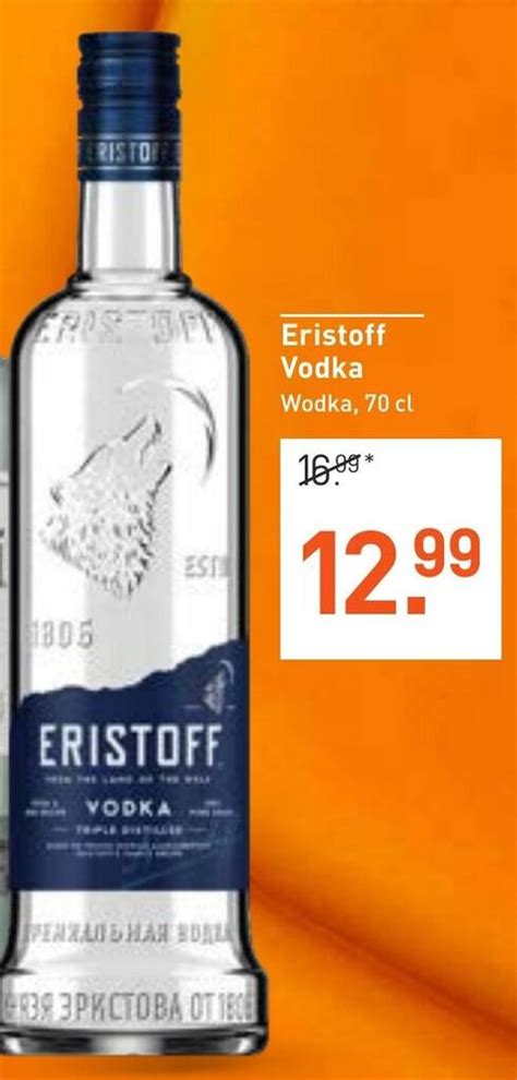 Eristoff Vodka Wodka Cl Aanbieding Bij Albert Heijn