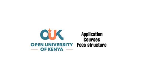 Open University Of Kenya Courses Application And Fees Structure Tvet