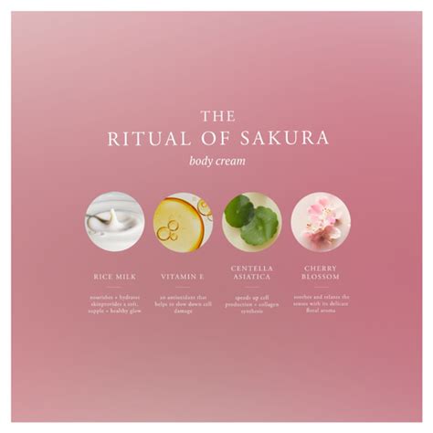 Buy RITUALS The Ritual Of Sakura Body Cream Sephora Hong Kong SAR