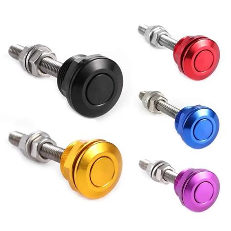 VODOOL Universal 22mm Push Button Bonnet Hood Pin Lock Clip Kit Quick