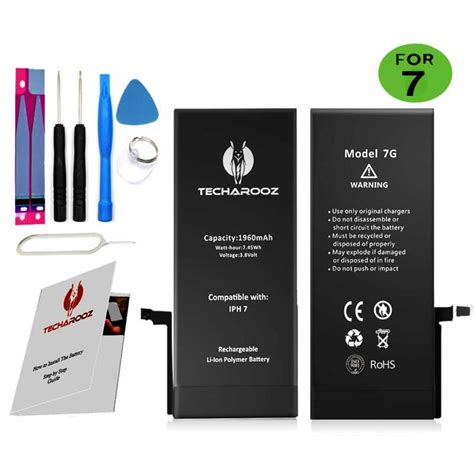 TECHAROOZ iPhone 7 Battery Replacement Kit