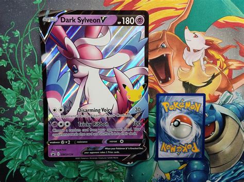 Pokémon karta Dark Sylveon V JUMBO velká Aukro