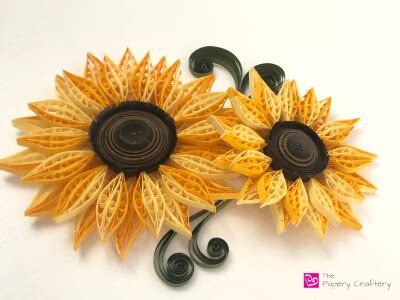 9 Sunflower Quilling Patterns - Crafting News