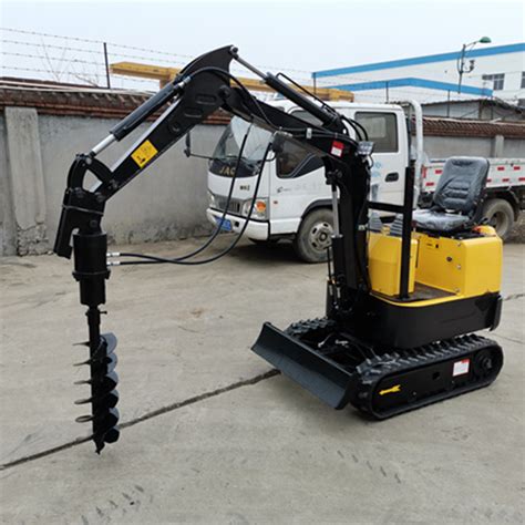 Excavator 1 Ton With Drilling Auger Mini Planting Hole Digger China