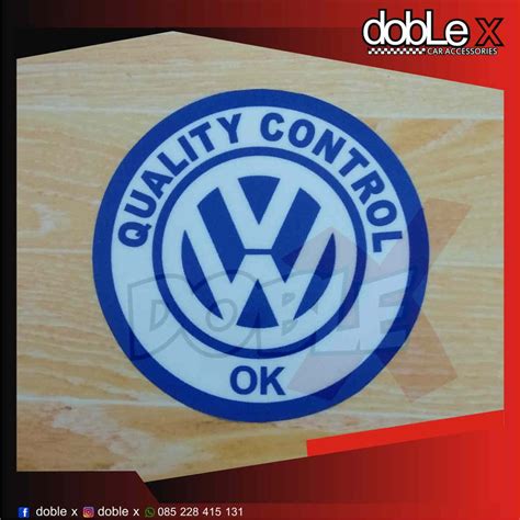 Jual Stiker Volkswagen Quality Control Tempel Dalam Shopee Indonesia