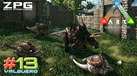 Ark Pve Valguero Tameando Dinos De Farmeo Gameplay Espa Ol