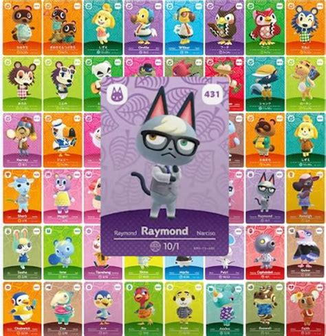 Buy Series-5 Animal Crossing Amiibo Cards, 54-Pcs ACNH Villagers Cards ...