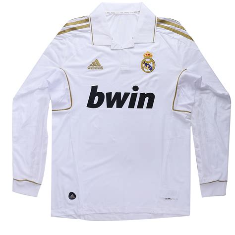 Men S Retro Replica Real Madrid Home Long Sleeves Soccer Jersey