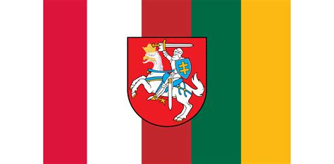 Flag for a modern Polish-Lithuanian Commonwealth : r/vexillology