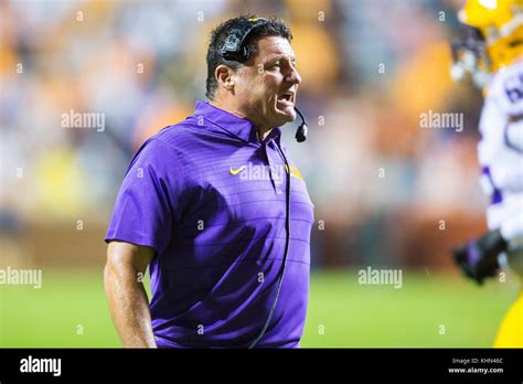 November 18 2017 Head Coach Ed Orgeron Of The Lsu Tigers During The