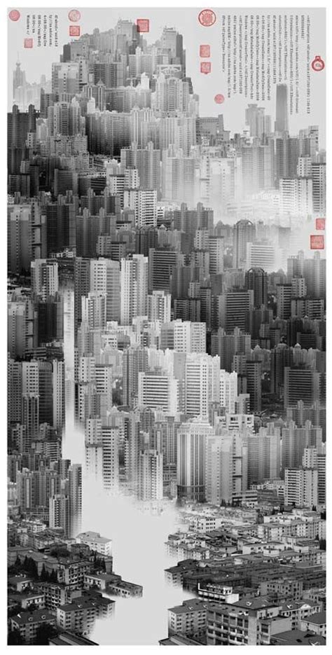 Phantom Landscapes By Yang Yongliang Landscape Paintings City Art