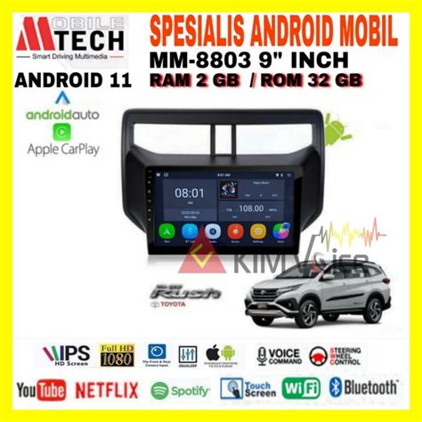 Jual Head Unit Android Mtech Inch Oem New Rush Terios Up Soket