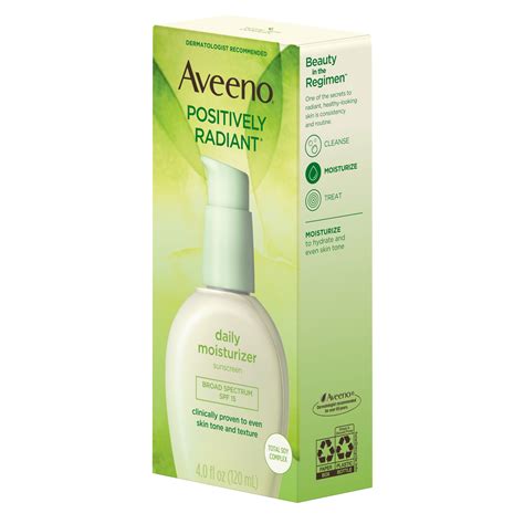 Aveeno Positively Radiant Daily Face Moisturizer Spf 15 Skin Care 4