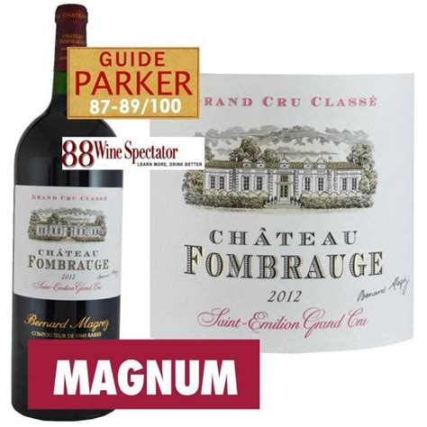 CHATEAU FOMBRAUGE 2012 Saint Émilion Grand Cru Vin de Bordeaux