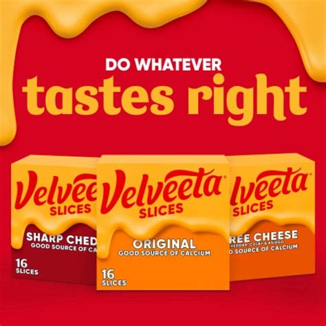 Velveeta Original Flavored Sliced Cheese 16 Slices Frys Food Stores