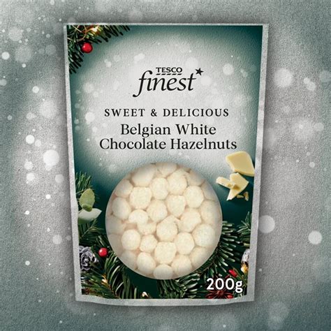 Tesco Finest White Chocolate And Coconut Hazelnuts 200g Tesco Groceries