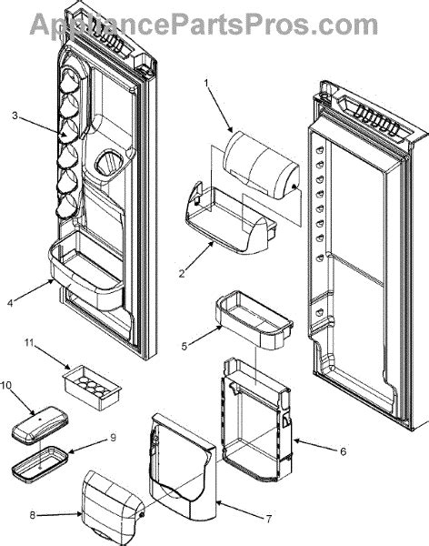 Parts For Maytag Mfi2568aew Ref Door Storage Parts