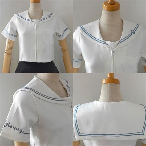 Cute Kawaii School Uniform, Women's Fashion, Tops, Blouses on Carousell