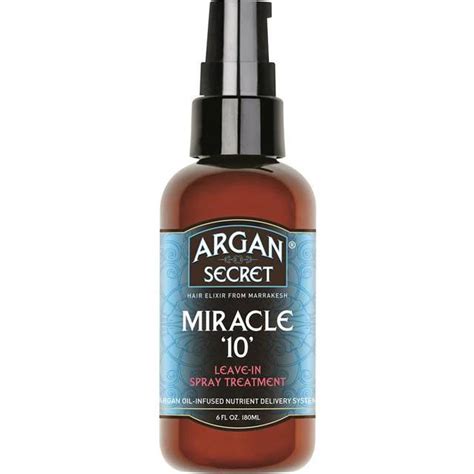 Argan Secret Miracle 10 Leave In Spray Treatment 180ml • Price