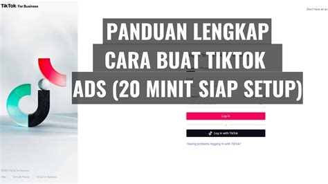 Cara Buat Tiktok Ads Panduan Lengkap Minit Siap Setup Iklan