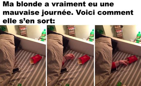 Ce gars a définitivement la blonde parfaite