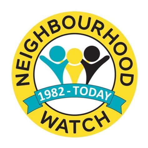 X Neighbourhood Watch Window Stickers Latest Design Double Sided Just