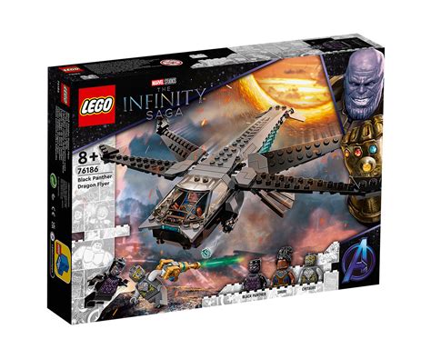 Игрален комплект конструктор ЛЕГО Marvel Super Heroes 76186 - Летящата ...