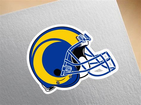 Los Angeles Rams Helmet 2020 Years Logo PNG vector in SVG, PDF, AI, CDR ...