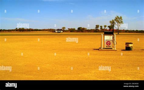 Gas Station In The Isolated Northern Territory Australia Stock Photo