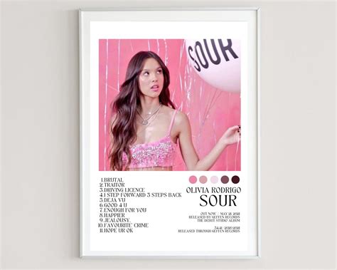 Olivia Rodrigo poster | Olivia Rodrigo Album Cover poster sold by ...