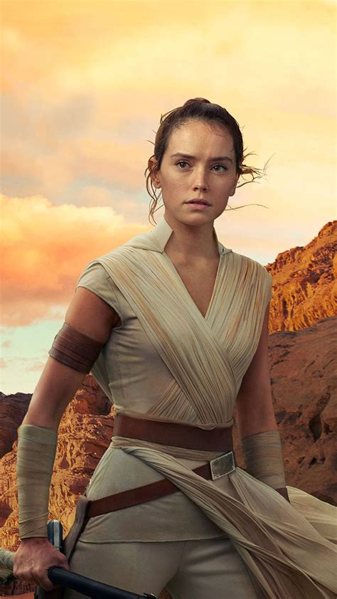 Daisy Ridley In Star Wars The Rise of Skywalker 4K Ultra HD Mobile ...