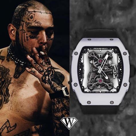 Post Malone - Quartz TPT Richard Mille RM 27-01 - Superwatchman.c