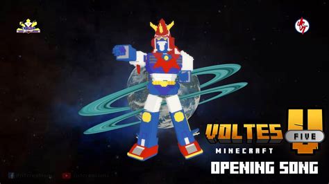 Voltes V Minecraft ボルテスVの歌 Opening Song Voltes V No Uta Minecraft